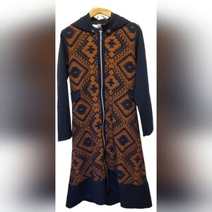 Burun Turkish Long Sweatshirt, zip-up style, US Size 8.